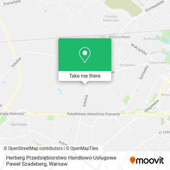 Herberg Przedsiębiorstwo Handlowo-Usługowe Paweł Szadeberg map