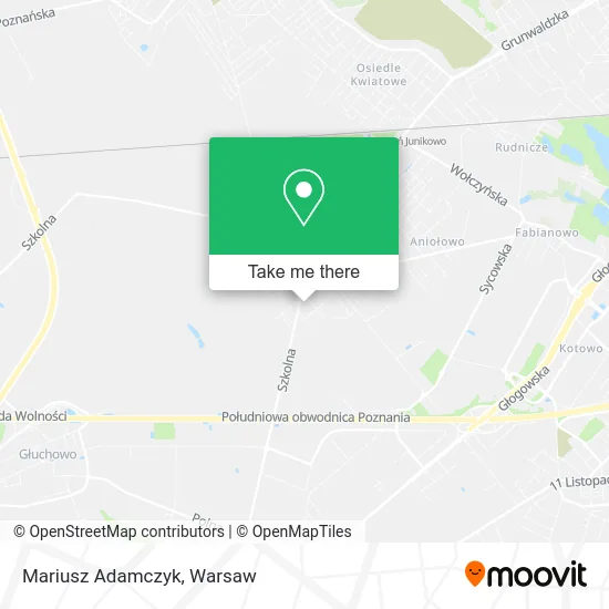 Mariusz Adamczyk map