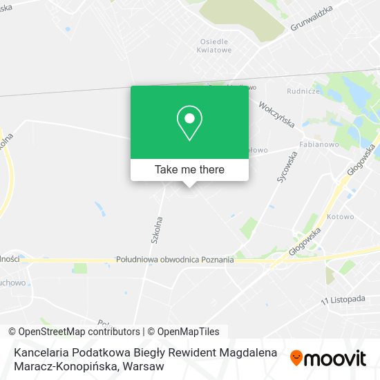 Kancelaria Podatkowa Biegły Rewident Magdalena Maracz-Konopińska map