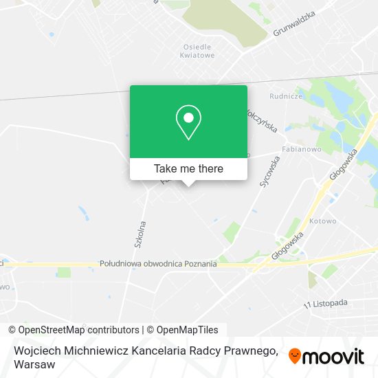 Wojciech Michniewicz Kancelaria Radcy Prawnego map