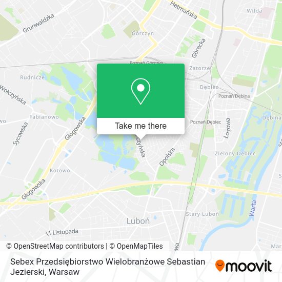 Sebex Przedsiębiorstwo Wielobranżowe Sebastian Jezierski map