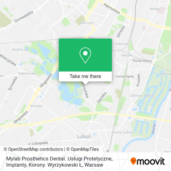 Mylab Prosthetics Dental. Usługi Protetyczne, Implanty, Korony. Wyrzykowski Ł map