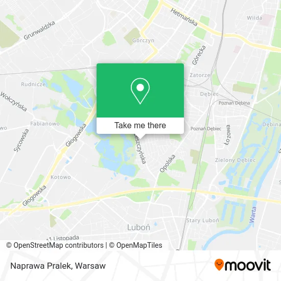 Карта Naprawa Pralek