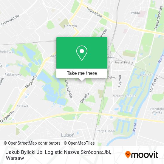 Jakub Bylicki Jbl Logistic Nazwa Skrócona:Jbl map