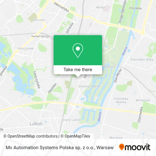 Карта Mv Automation Systems Polska sp. z o.o.