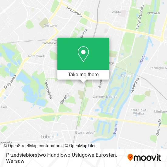 Карта Przedsiebiorstwo Handlowo Uslugowe Eurosten