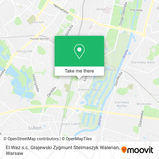 Карта El Waz s.c. Grajewski Zygmunt Stelmaszyk Walerian