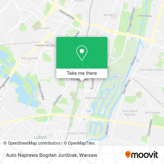 Auto Naprawa Bogdan Jurdziak map