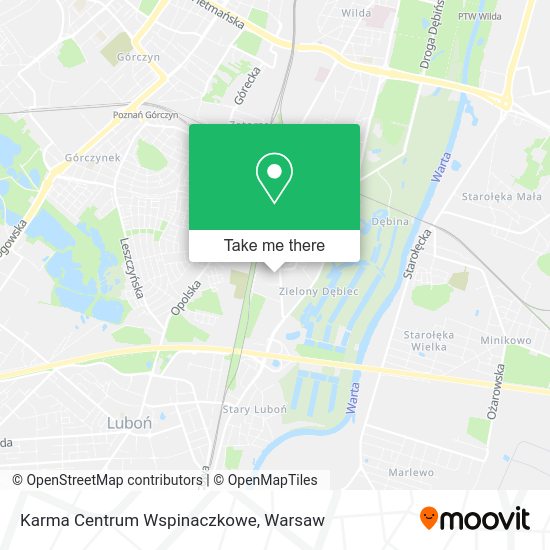 Karma Centrum Wspinaczkowe map