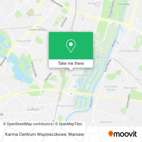 Карта Karma Centrum Wspinaczkowe