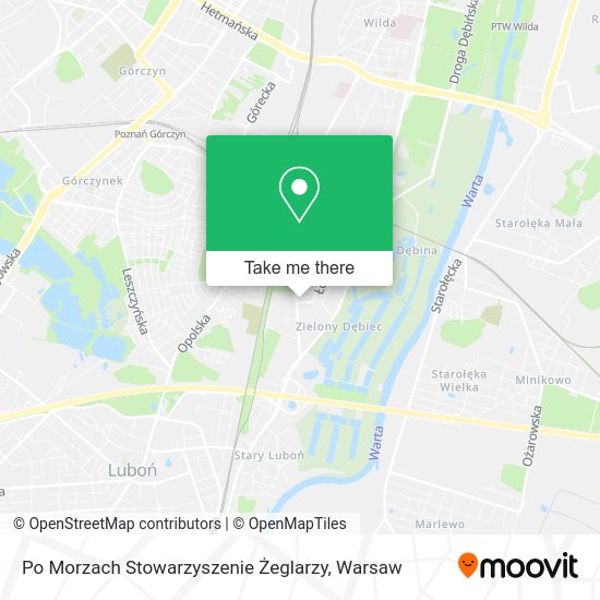 Po Morzach Stowarzyszenie Żeglarzy map