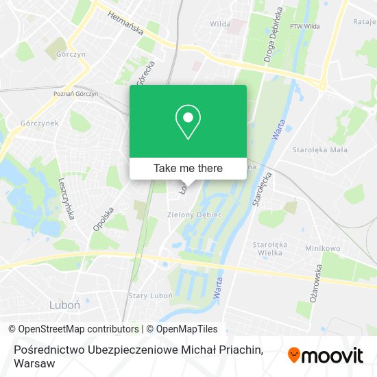 Pośrednictwo Ubezpieczeniowe Michał Priachin map