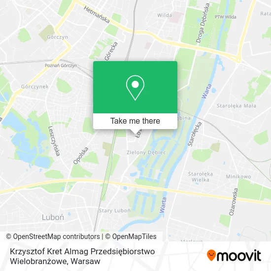 Krzysztof Kret Almag Przedsiębiorstwo Wielobranżowe map