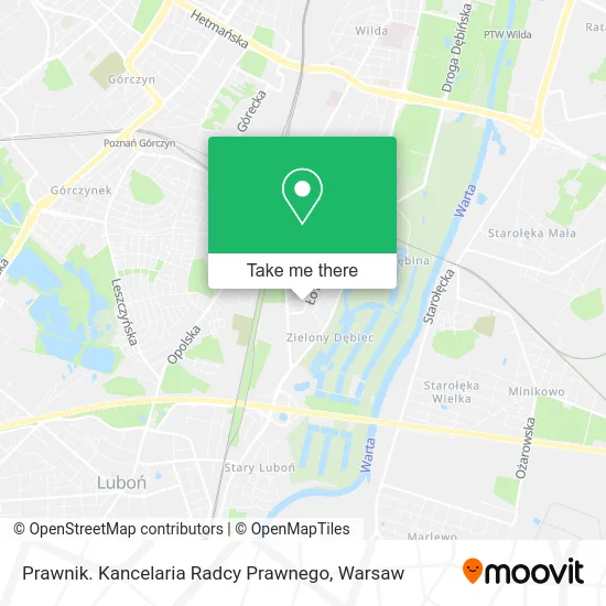 Карта Prawnik. Kancelaria Radcy Prawnego