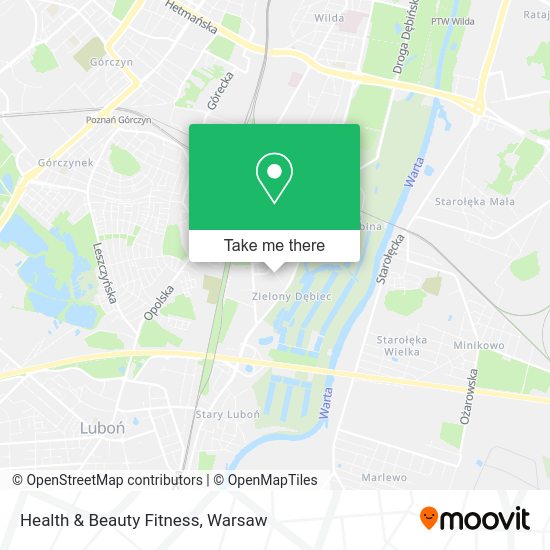 Health & Beauty Fitness map