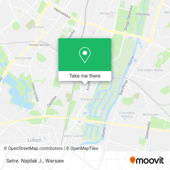 Карта Setre. Najdak J.