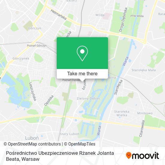 Pośrednictwo Ubezpieczeniowe Rżanek Jolanta Beata map