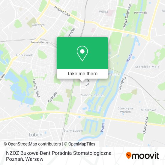 NZOZ Bukowa-Dent Poradnia Stomatologiczna Poznań map