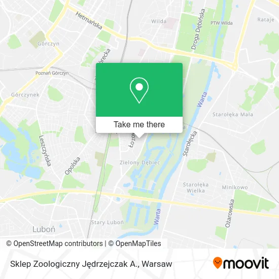Sklep Zoologiczny Jędrzejczak A. map