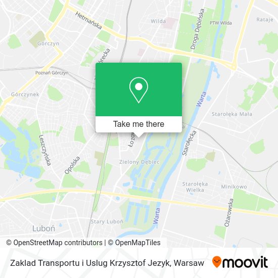 Zaklad Transportu i Uslug Krzysztof Jezyk map