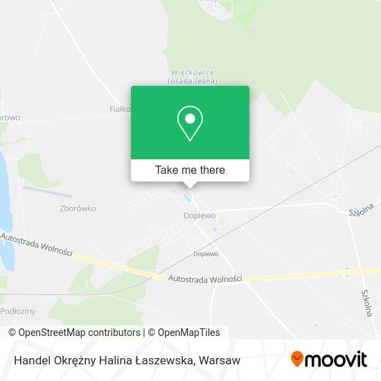 Handel Okrężny Halina Łaszewska map