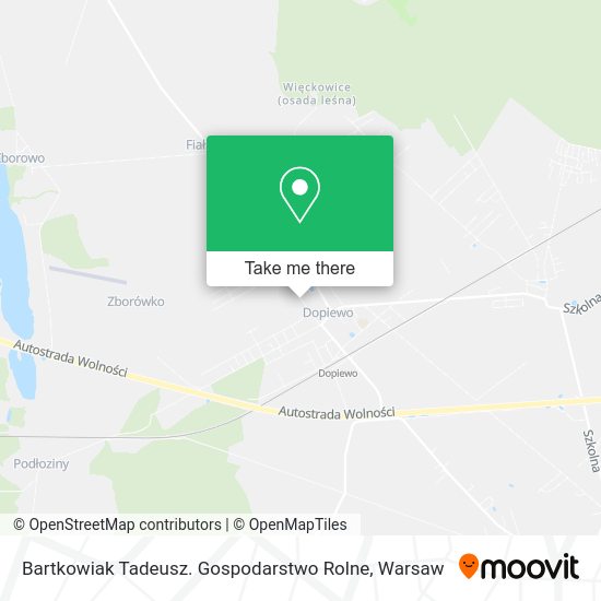 Bartkowiak Tadeusz. Gospodarstwo Rolne map