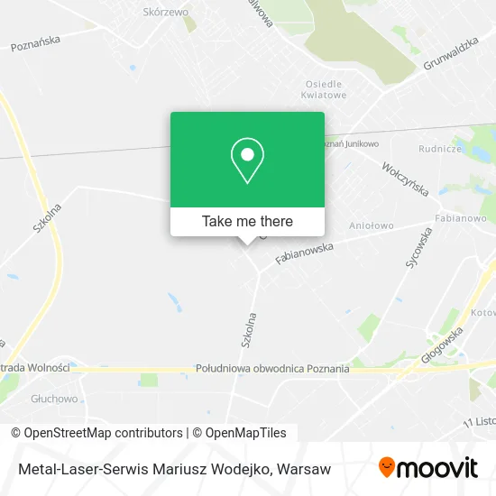 Карта Metal-Laser-Serwis Mariusz Wodejko