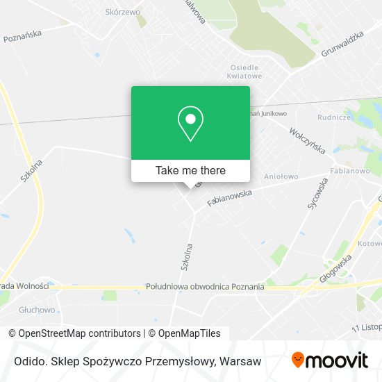 Odido. Sklep Spożywczo Przemysłowy map