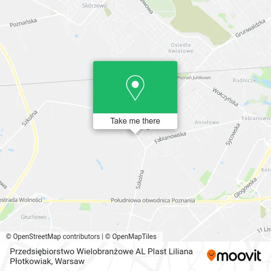 Przedsiębiorstwo Wielobranżowe AL Plast Liliana Płotkowiak map