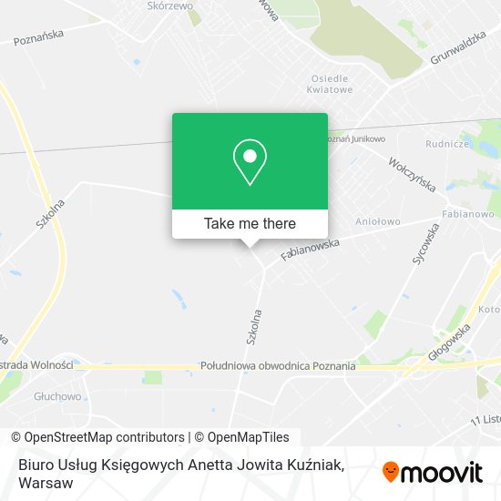 Biuro Usług Księgowych Anetta Jowita Kuźniak map