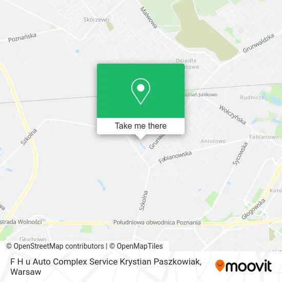 Карта F H u Auto Complex Service Krystian Paszkowiak