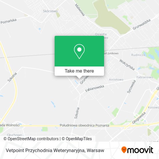 Vetpoint Przychodnia Weterynaryjna map