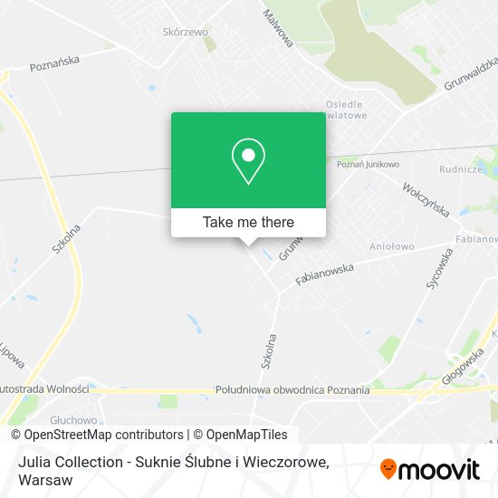 Julia Collection - Suknie Ślubne i Wieczorowe map