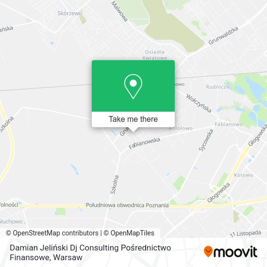 Damian Jeliński Dj Consulting Pośrednictwo Finansowe map