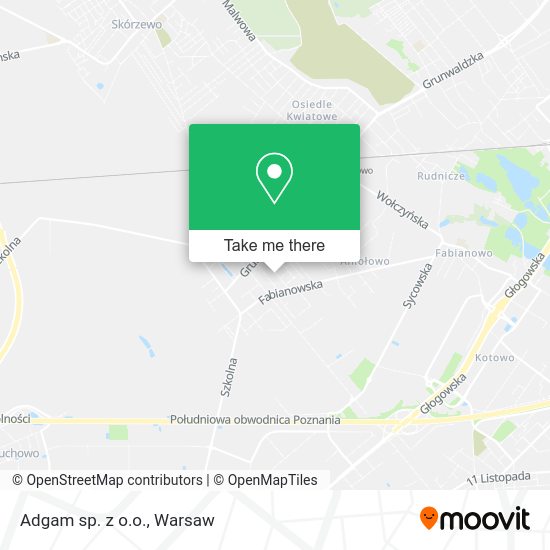 Adgam sp. z o.o. map