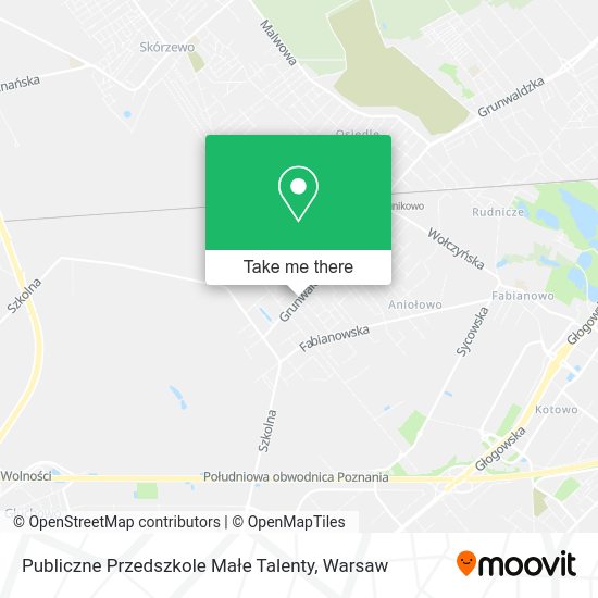 Publiczne Przedszkole Małe Talenty map