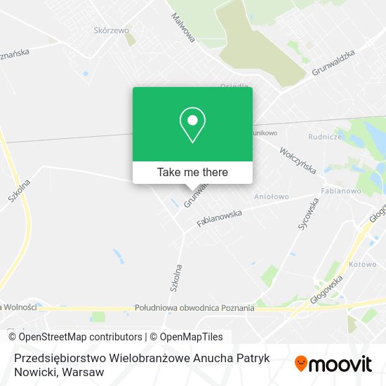 Przedsiębiorstwo Wielobranżowe Anucha Patryk Nowicki map