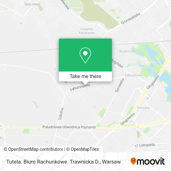 Tutela. Biuro Rachunkowe. Trawnicka D. map