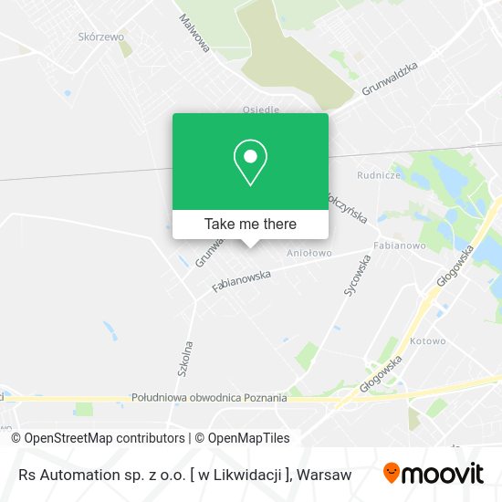 Rs Automation sp. z o.o. [ w Likwidacji ] map