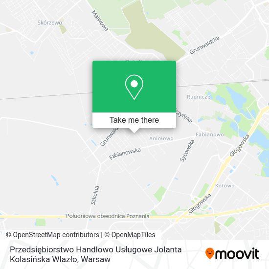 Przedsiębiorstwo Handlowo Usługowe Jolanta Kolasińska Wlazło map