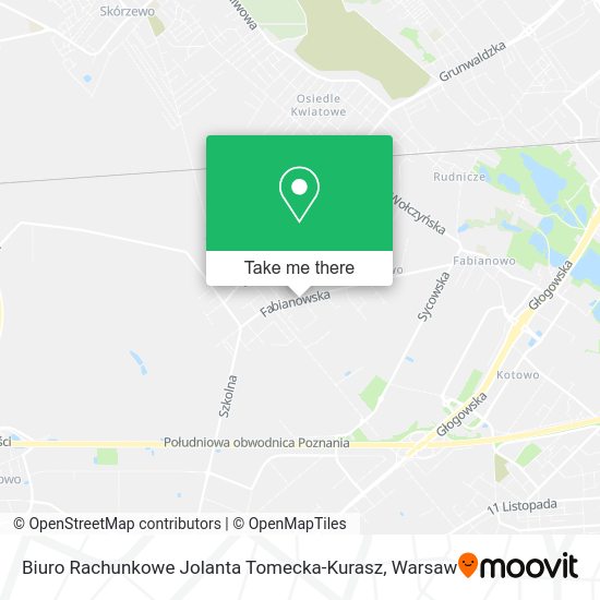 Biuro Rachunkowe Jolanta Tomecka-Kurasz map