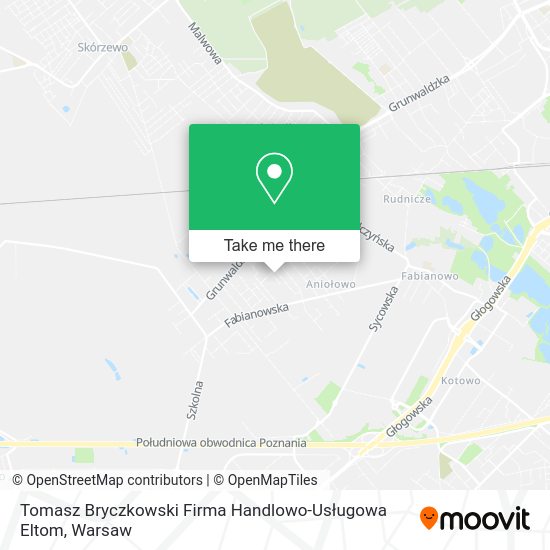 Tomasz Bryczkowski Firma Handlowo-Usługowa Eltom map