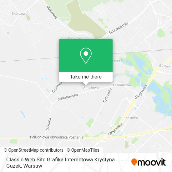 Карта Classic Web Site Grafika Internetowa Krystyna Guzek