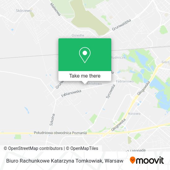 Biuro Rachunkowe Katarzyna Tomkowiak map