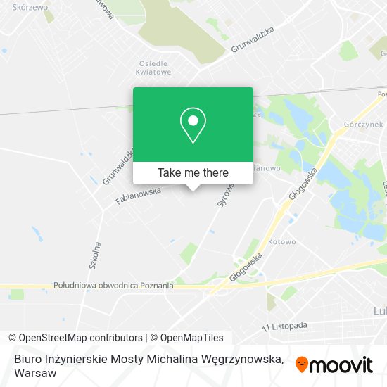 Biuro Inżynierskie Mosty Michalina Węgrzynowska map