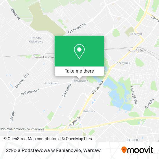 Szkoła Podstawowa w Fanianowie map