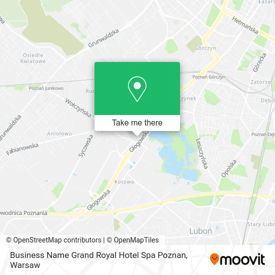 Business Name Grand Royal Hotel Spa Poznan map