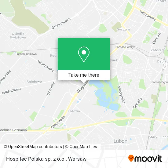 Карта Hospitec Polska sp. z o.o.