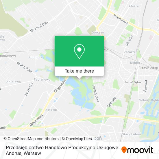 Przedsiębiorstwo Handlowo Produkcyjno Usługowe Andrus map