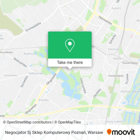 Negocjator Sj Sklep Komputerowy Poznań map